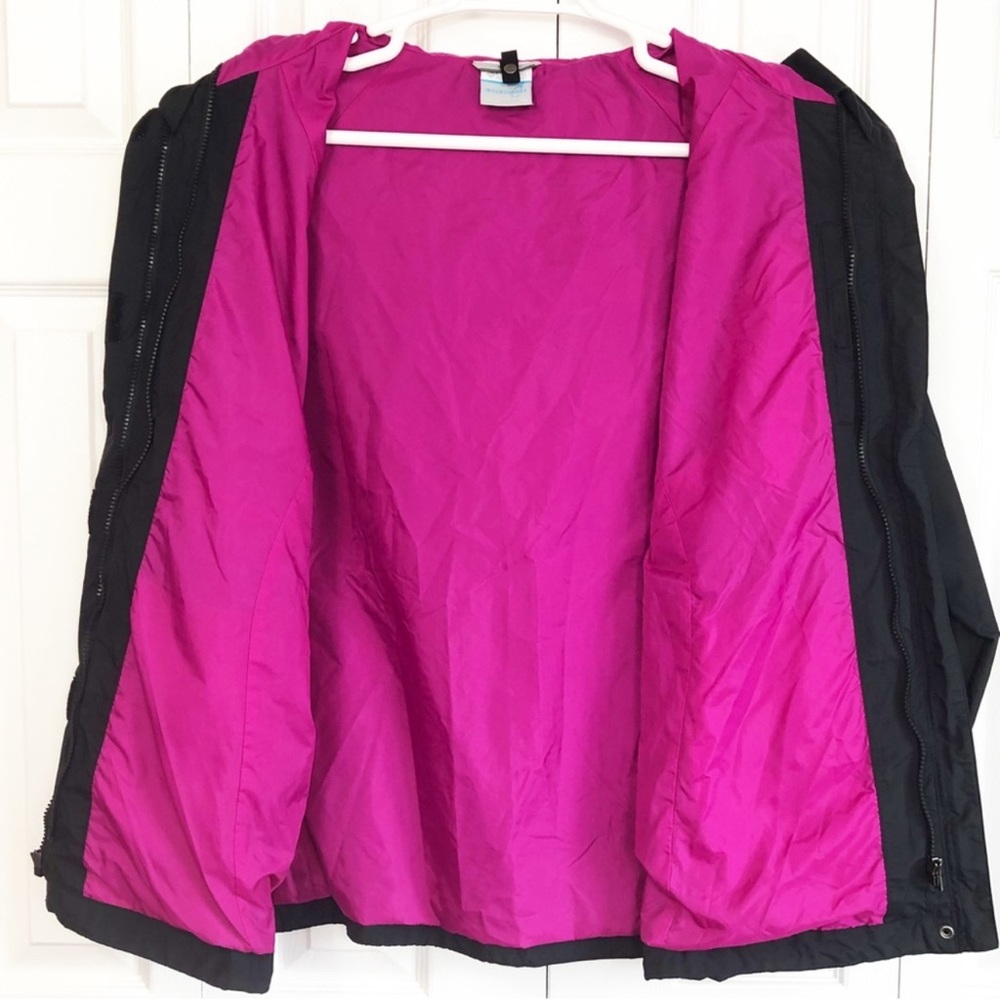Columbia Women's Black & Hot Pink Interchange Jacket Size 1X - Picture 10 of 15
